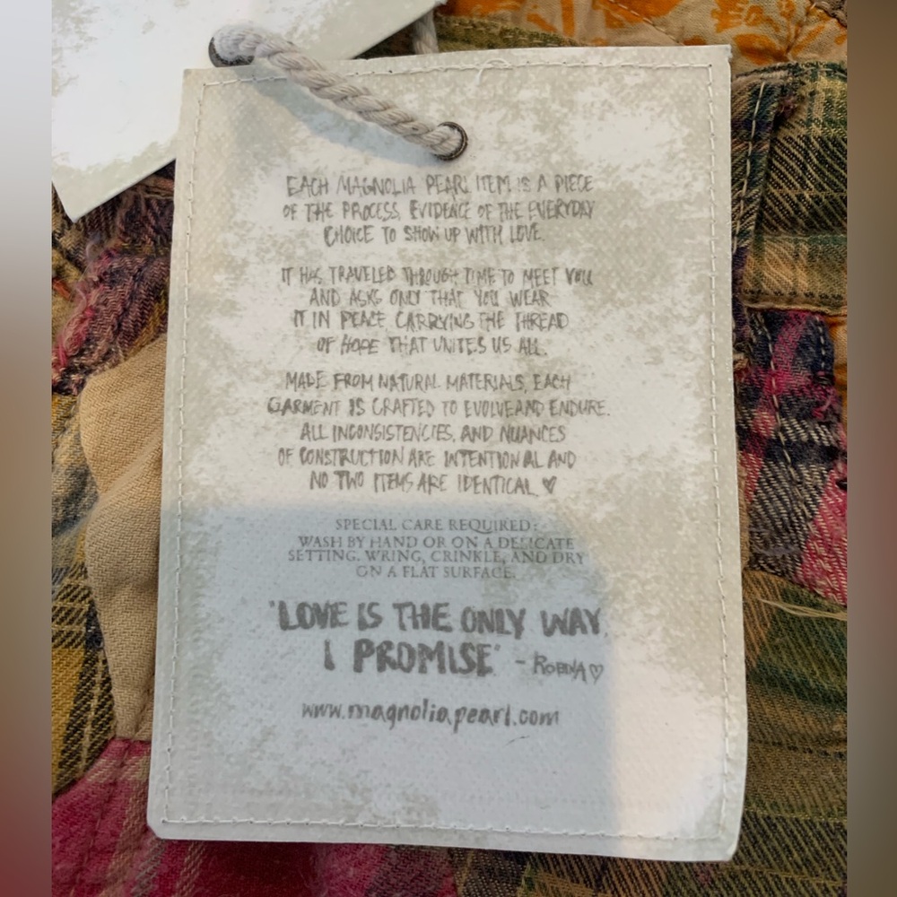 NWT Magnolia Pearl Quiltwork Miner Pants Honeybee - Picture 4 of 8